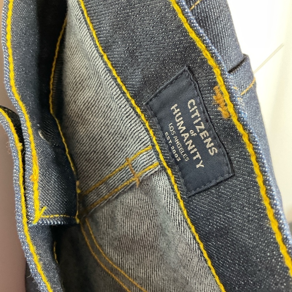 Citizens of Humanity Perfect Casual Straight Sz 40 blue denim boot cut 45170 - Picture 10 of 13